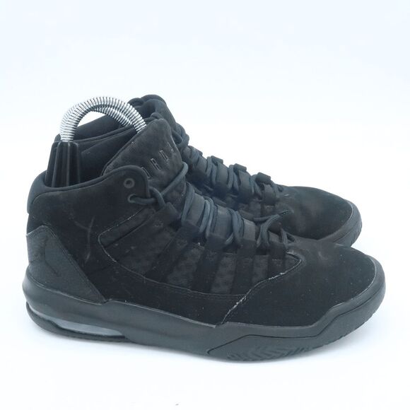 Jordan Max Aura All Black Basketball Sneakers Men's Size 8 - Picture 2 of 14